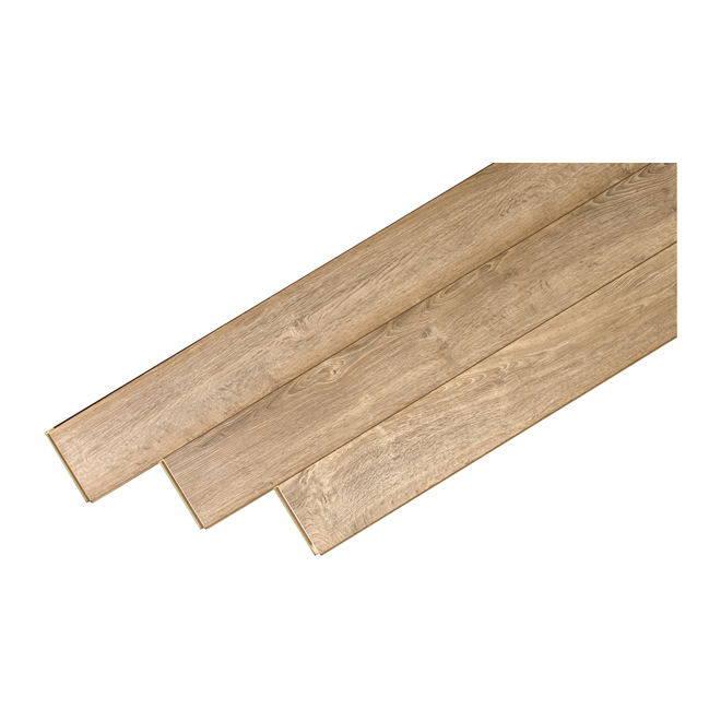 Plancher stratifié « Megaloc » 12mm, Chêne Latté