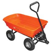 Yard Cart Wagon with Dump Bin - 441 lbs Capacity