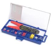 Ensemble de terminal avec outil de sertissage, 51 morceaux