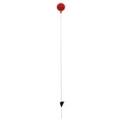 Marqueur de voie en forme, fibre de ver, 46''