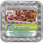 Square Cake Pans - Pack of 3 - 8
