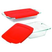 Ensemble de plats de cuisson en verre, paquet de 4