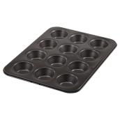 Moule antiadhésif pour 12 minis muffins, 9,7'' x 7,3''