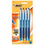 Stylos à bille rétractables, Atlantis, 1,2 mm, bleus, 4/pqt