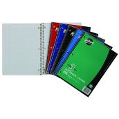 Cahier à reliure spirale, 3 sujets, 108 pages, 10 1/2