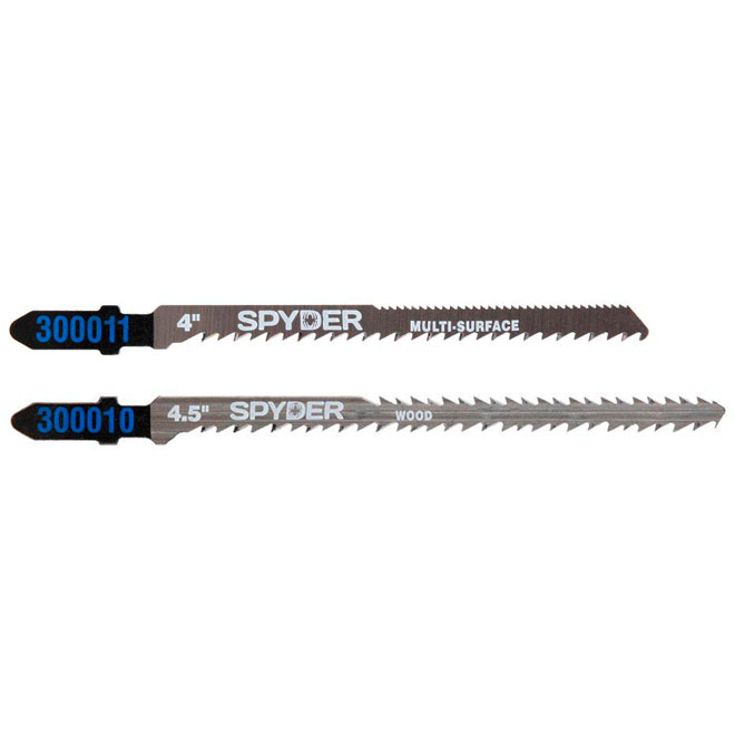 Lames de scie sauteuse en acier trempé de 4" à 4 1/2"