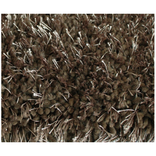 Shag Area Rug - 4' x 6' - Polyester - Brown