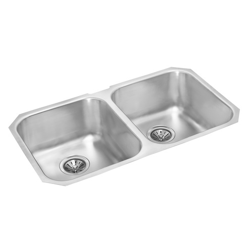 Évier double « Wessan », inox, 31 x 18"