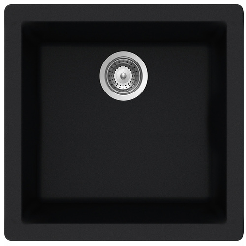 Bowl « Cristadur », Granite, Black - 17 3/4 x 16 15/16"