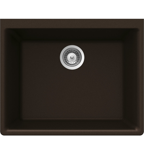 Bowl « Cristadur », Granite, Chocolate - 23 5/8 x 18 1/4"