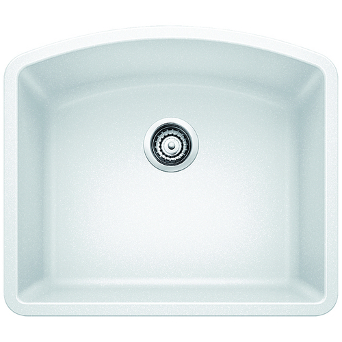 Single Sink Diamond - Silgranit® - White - 24 x 20.75"