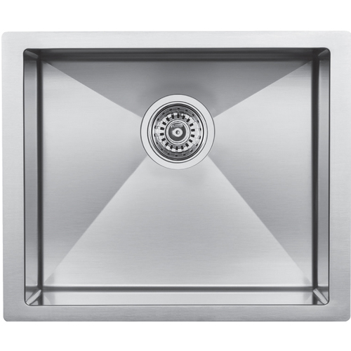 Évier Simple « Radius », inox, 17 x 17"