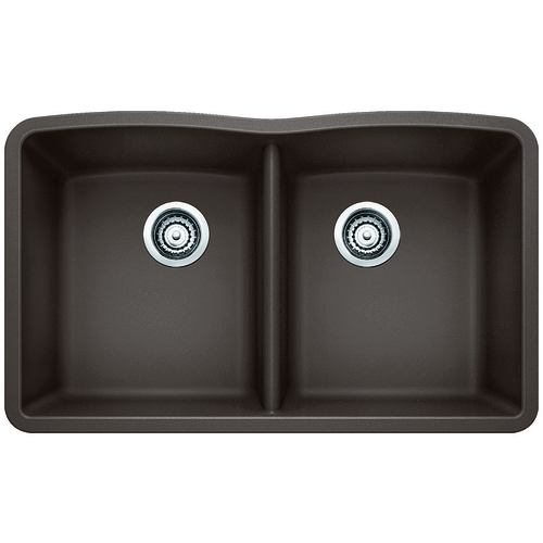 Double Sink Diamond - Silgranit® - Café - 32 x 19.25"
