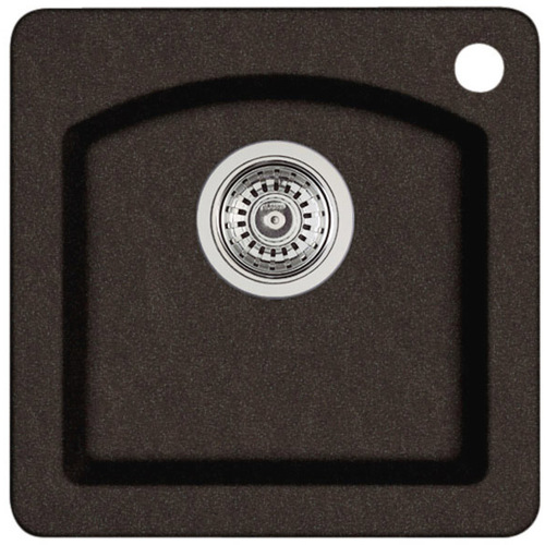 Single Sink Diamond - Silgranit® - Café - 15 x 15"