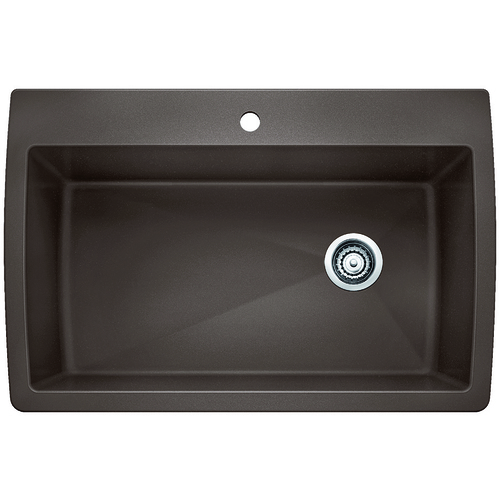 Single Sink Diamond - Silgranit® - Café - 33.5 x 22"