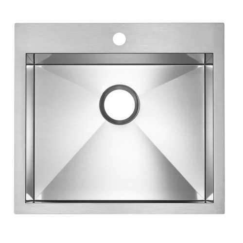 Évier Simple « Precision », inox, 22 x 20"