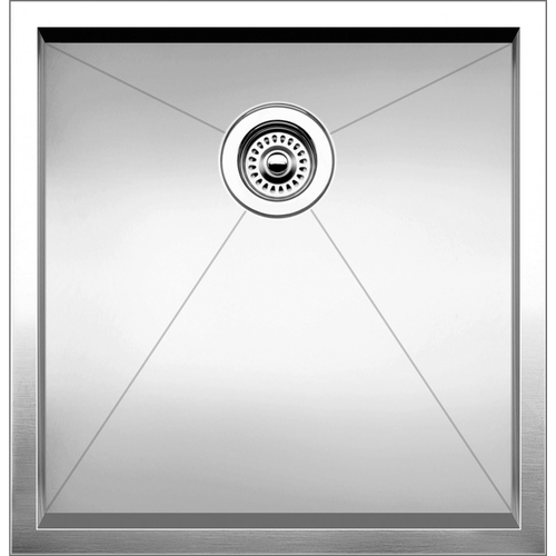Évier Simple « Precision », inox, 19 x 18"