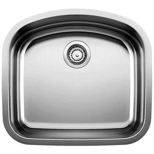 Single Sink Wave - Stainless Steel - 22.5 x 20.5"