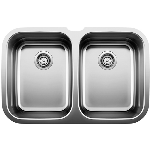 Double Sink Supreme - Stainless Steel - 32 x 21"