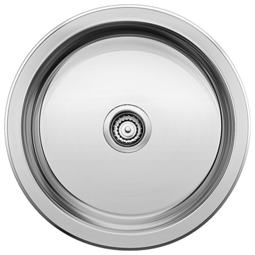Évier Simple « Winchester », inox, 15 x 15"