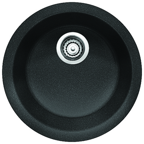 Évier Simple « Rondo », Silgranit®, anthracite, 17.75"