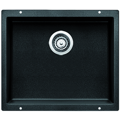 Single Sink Diamond - Silgranit® - Anthracite - 20.75 x 18"