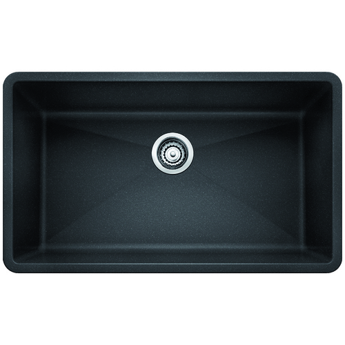 Single Sink Precis - Silgranit® - Anthracite - 32 x 19"