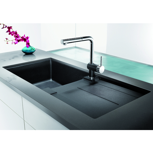 Single Sink Metra - Silgranit® - Anthracite - 39.5 x 19.75"