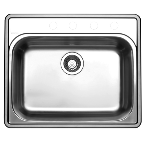 Single Sink Essential - Stainless Steel - 25 x 22"