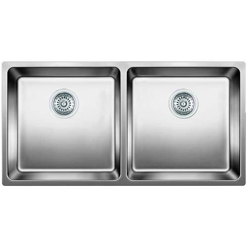 Double Sink Andano - Stainless Steel - 34 x 17.75"