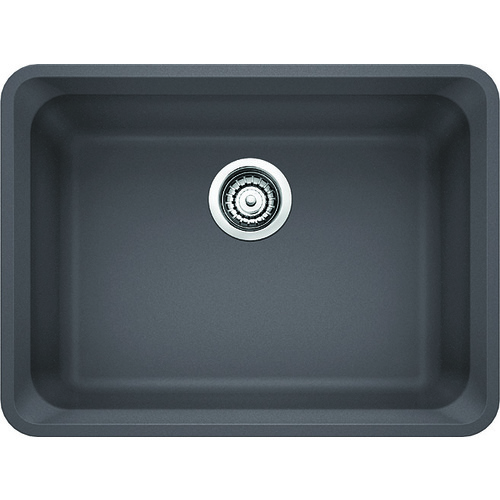 Single Sink Vision - Silgranit® - Cinder - 24 x 18"