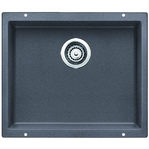 Single Sink Precis - Silgranit® - Cinder - 20.75 x 18"
