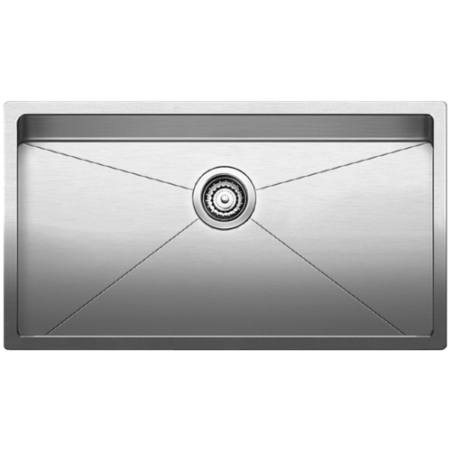 Single Sink Quatrus R15 - Stainless Steel - 32 x 18"
