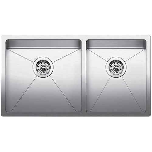 1 1/2 Sink Quatrus R15 - Stainless Steel - 33 x 18"