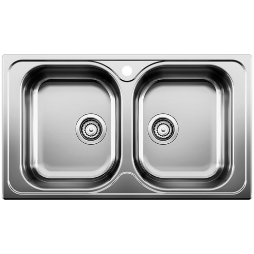 Double Sink Tipo - Stainless Steel - 33.75 x 19.75"