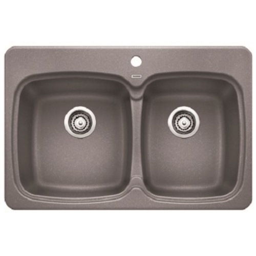 Single Sink Vienna - Silgranit® - Grey - 31.5 x 20.75"