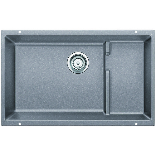 Évier Double « Precis », Silgranit®, gris, 28.75 x 18.13 po