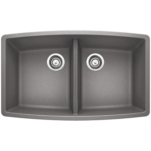 Double Sink Performa - Silgranit® - Grey - 33 x 20"