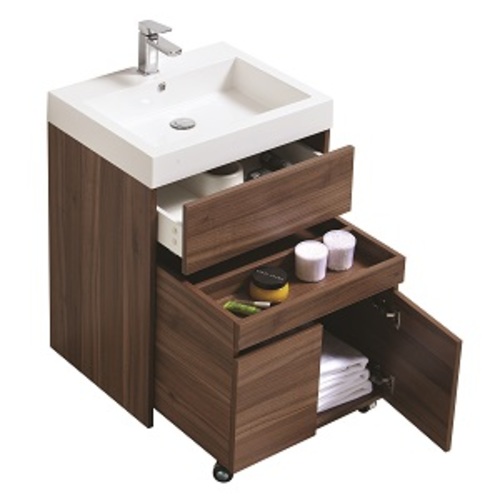 Mirano Vanity 2 Door And 4 Drawers - Brown lacquered