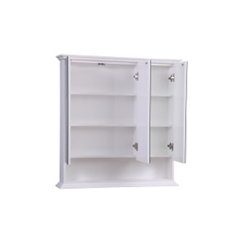 Pharmacie « Mirano » 3 portes miroir, blanc laqué