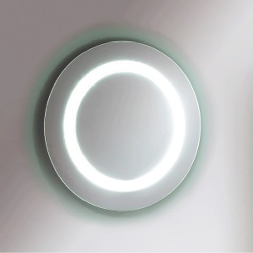 Miroir « Relax » rond, sans cadre, avec lumière