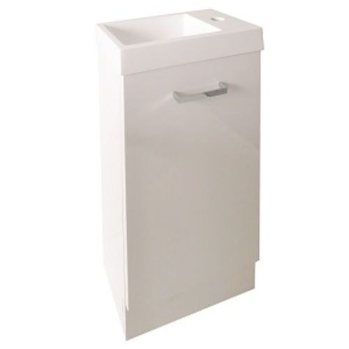 Relax Wall Mounted Vanity Set 1 Drawer - White