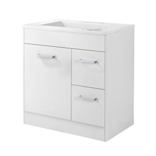 Relax Wall Mounted Vanity Set 1 Drawer - Walnut