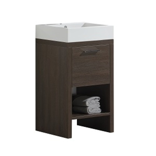 Relax Vanity Set 1 Drawer And 1 Shelf - Alamo Oak