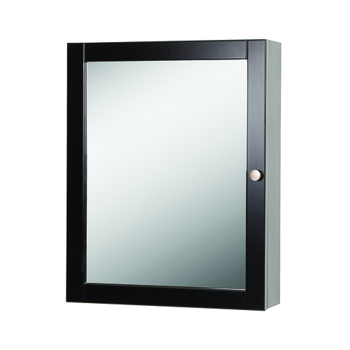 Armoire murale 19 po « Columbia » 1 porte miroir, espresso