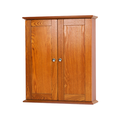 Armoire murale 21 po « Worthington » 2 portes, chêne