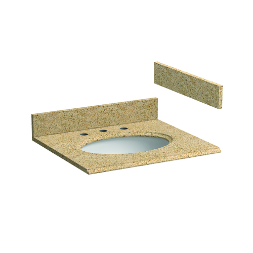 25" Vanity - Top China Undermount Sink - Mohave Beige