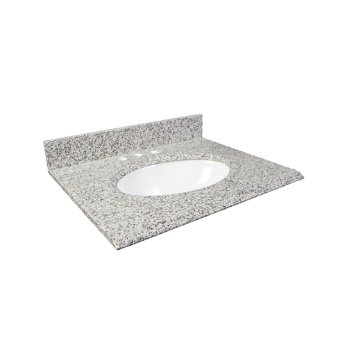 37" Vanity - Top China Undermount Sink - White Ash
