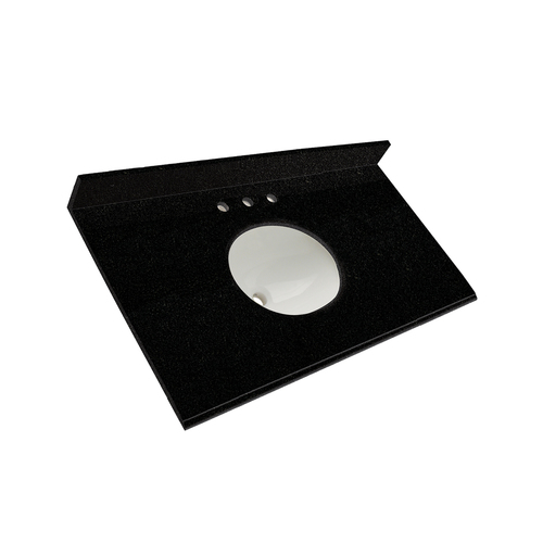49" Vanity - Top China Undermount Sink - Tempest Black