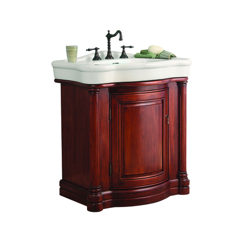 "Wingate" Vanity with Top 31⅞" - 1 Door - Cherry